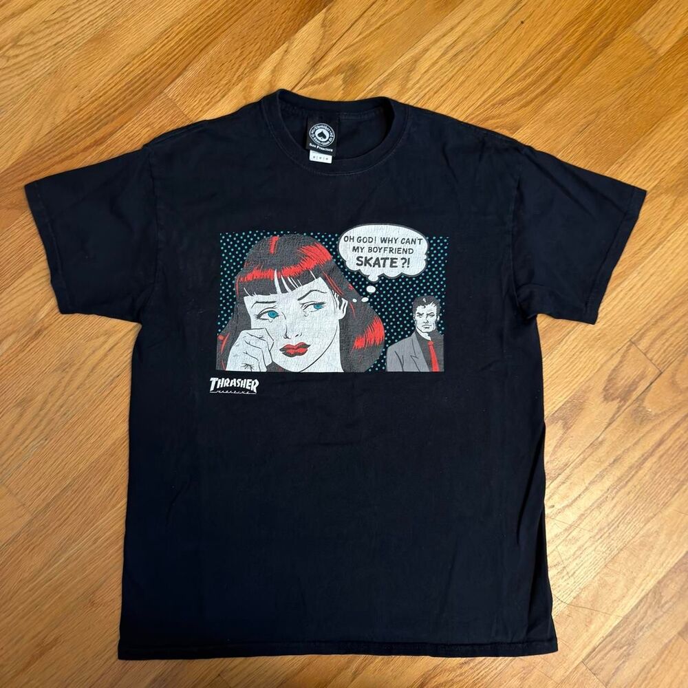 Thrasher Men's Black T-shirt